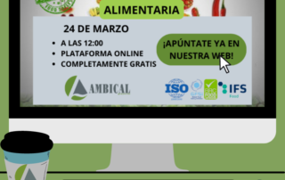 WEBINAR GRATUITO CULTURA SEGURIDAD ALIMENTARIA